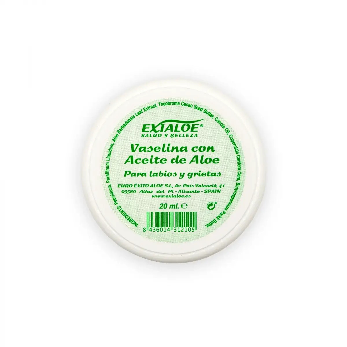 Vaselina con Aceite de Aloe de Exialoe